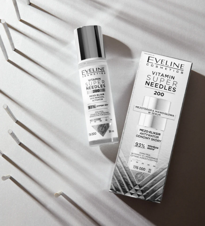 Eveline Vitamin Super Needles 200 Mezo-Eliksir Aktywator Odnowy Skóry - obrazek 2