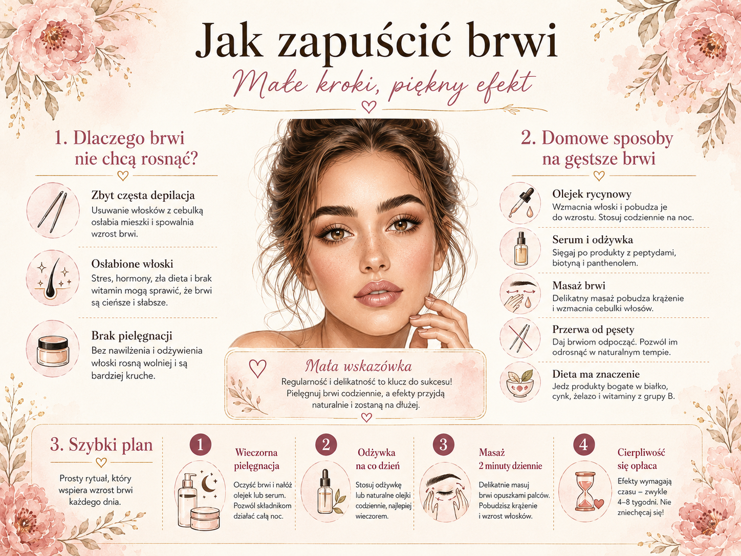 Jak zapuścić brwi krok po kroku jak zapuścić brwi domowe sposoby
