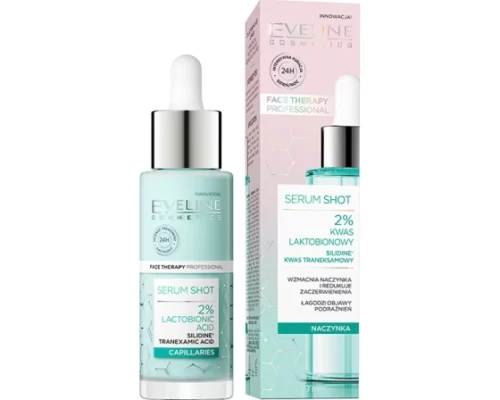 Eveline Serum Shot Wzmacniające Serum do Twarzy z 2% Kwasem Laktobionowym