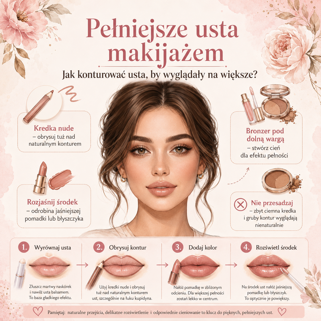 Konturowanie ust krok po kroku i najczęstsze błędy konturowanie ust krok po kroku jak obrysować usta kredką
