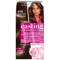 Loreal Casting Creme Gloss Farba do Włosów 418 Czekoladowa Mokka