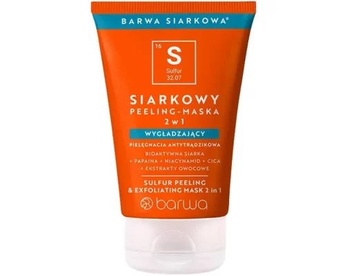 Barwa Siarkowa Siarkowy Peeling Maska 2w1