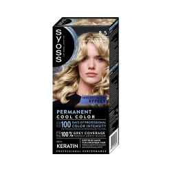 Syoss Permanent Color Trwała Farba do Włosów 8_5 Jasny Popielaty Blond