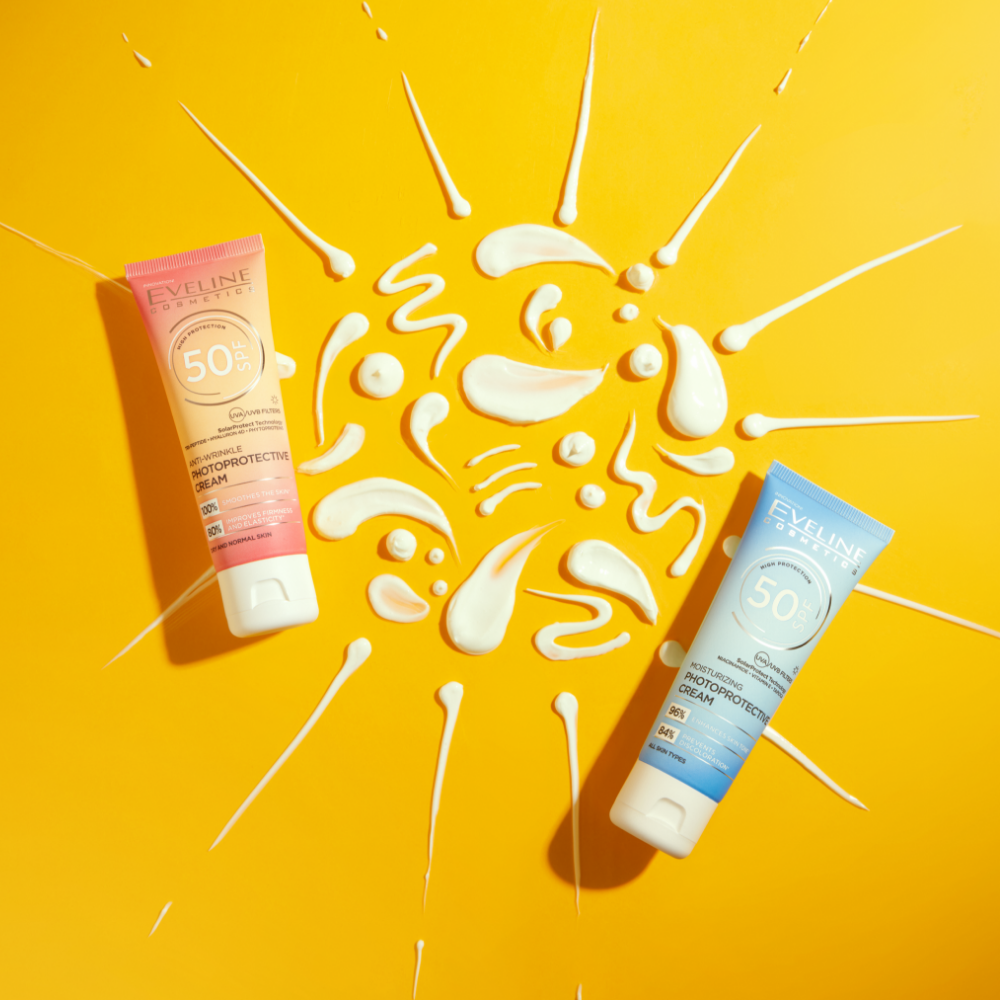 Eveline Nawilżający Krem Fotoochronny z Filtrem SPF50 - obrazek 2