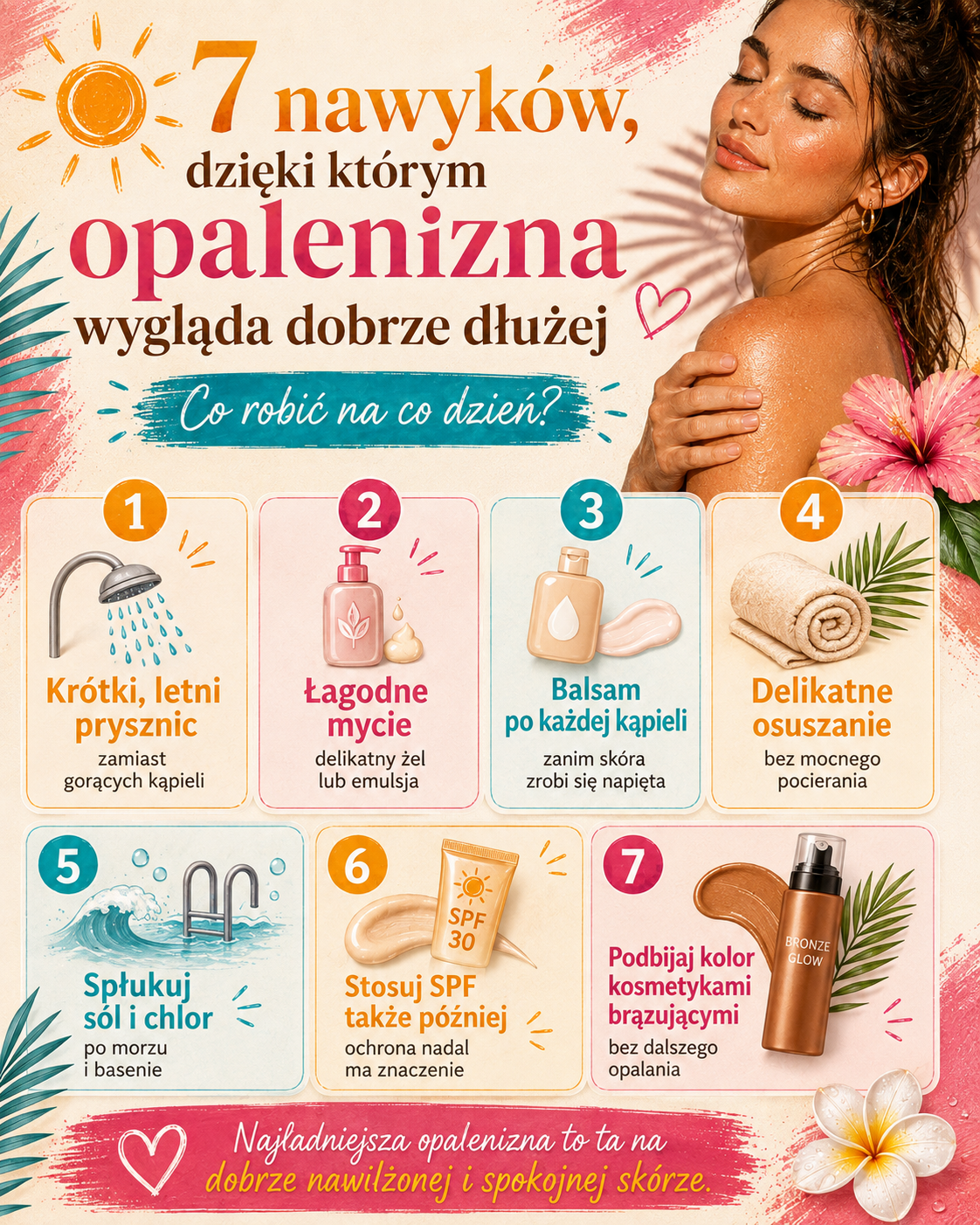 jak przedluzyc opalenizne 7 nawykow 7 nawyków pomagających dłużej utrzymać opaleniznę i zadbać o skórę