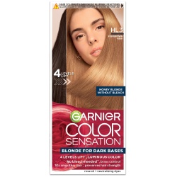 Garnier Color Sensation rozjaśniająca farba dla brązowych włosów HL3 Miodowy Blond