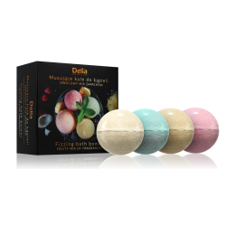 Delia Zestaw prezentowy 4 kul do kąpieli o owocowych zapachach