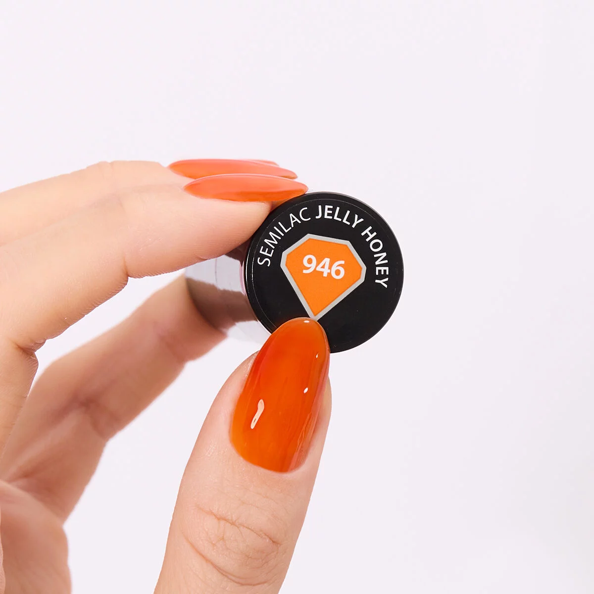 Semilac Lakier hybrydowy Jelly Honey 946 - obrazek 3