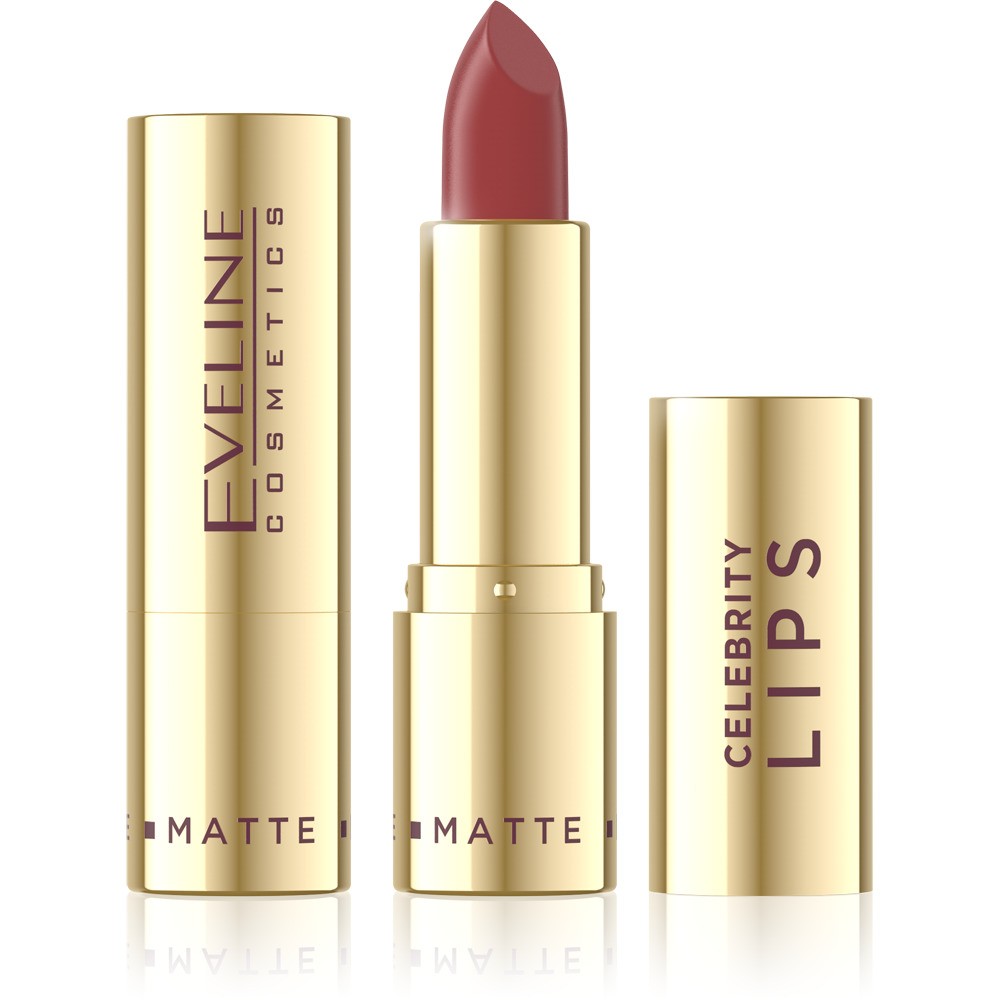Eveline Celebrity Lips Matte kremowa pomadka o matowym wykończeniu 501