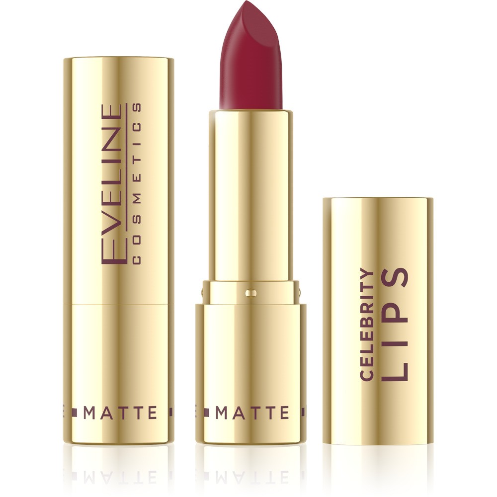 Eveline Celebrity Lips Matte kremowa pomadka o matowym wykończeniu 517