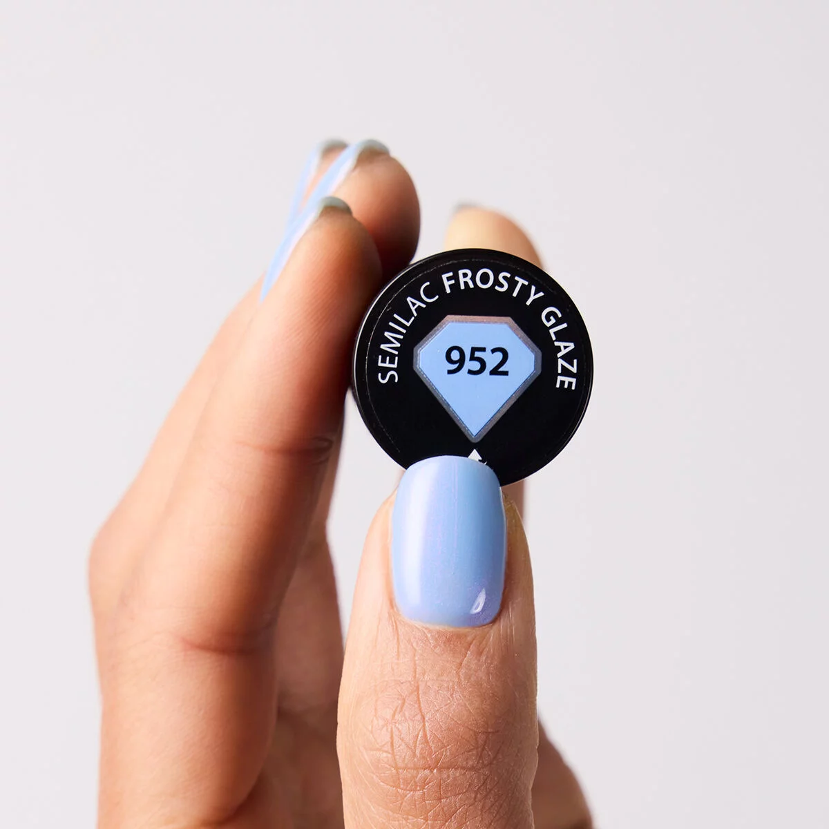 Semilac Winter Wonderland Lakier hybrydowy 952 Frosty Glaze - obrazek 6