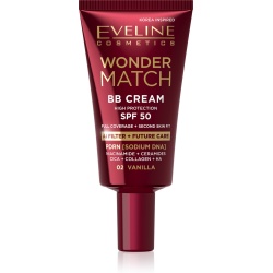 Eveline Wonder Match kryjący krem BB z SPF50 02 Vanilla
