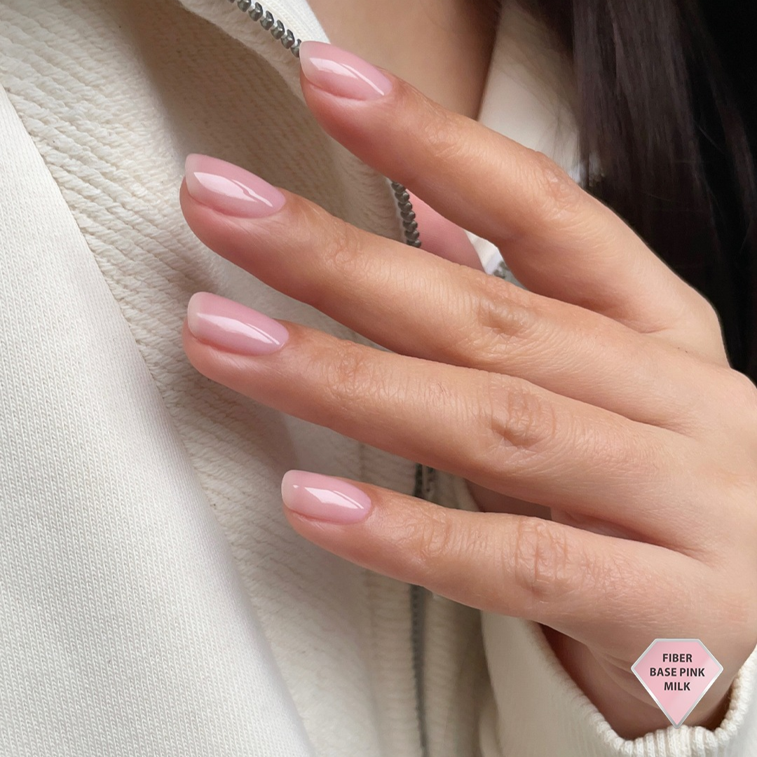 Semilac Fiber Base Pink Milk baza hybrydowa