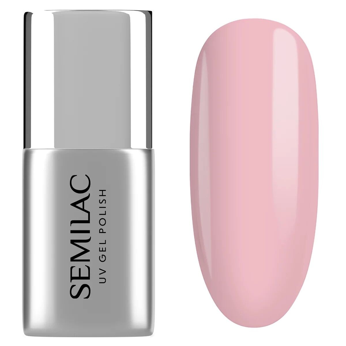 Baza Semilac Fiber Base Pink Milk z włóknami nylonowymi