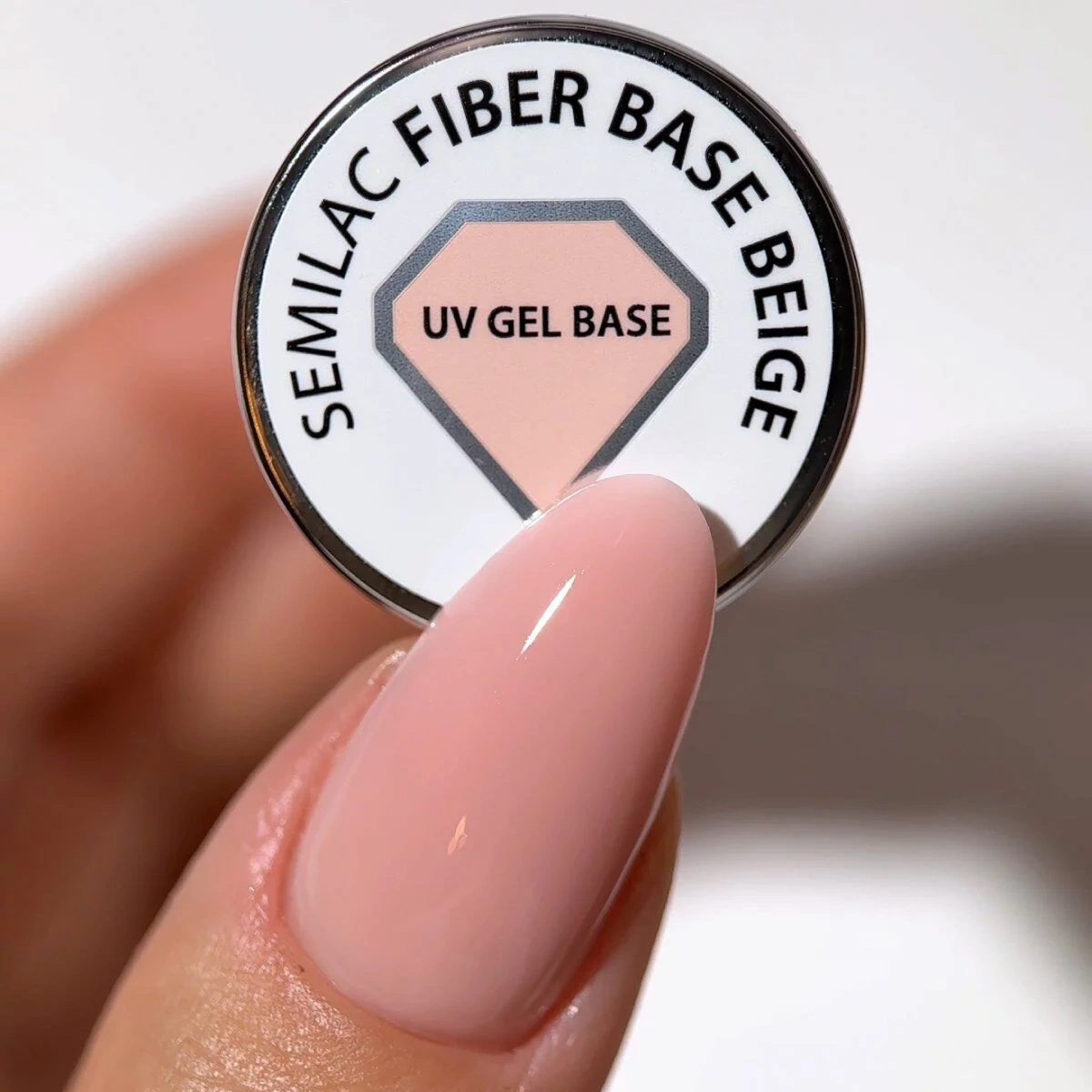 Semilac Fiber Base Beige baza hybrydowa