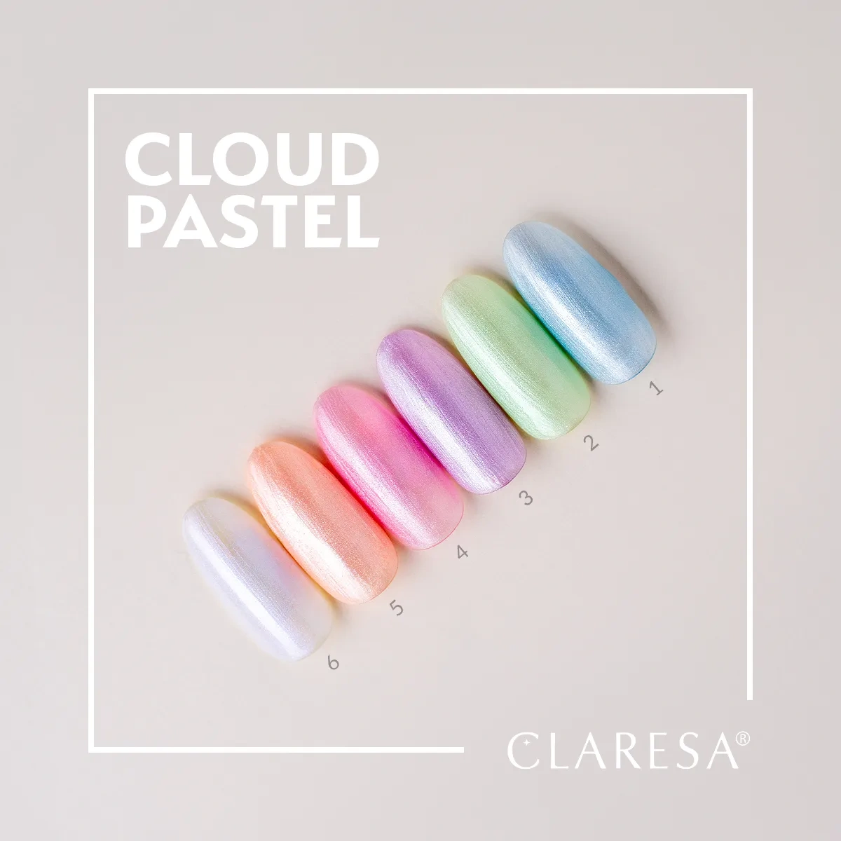 Claresa Cloud Pastel 2 lakier hybrydowy