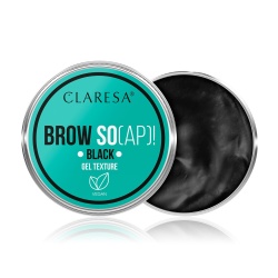 Czarne mydełko do stylizacji brwi Claresa Brow So(ap) Black