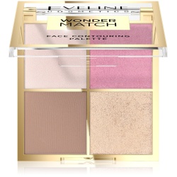 Paleta do konturowania twarzy Eveline Wonder Match 4w1 01