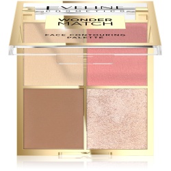 Paleta do konturowania twarzy Eveline Wonder Match 4w1 02