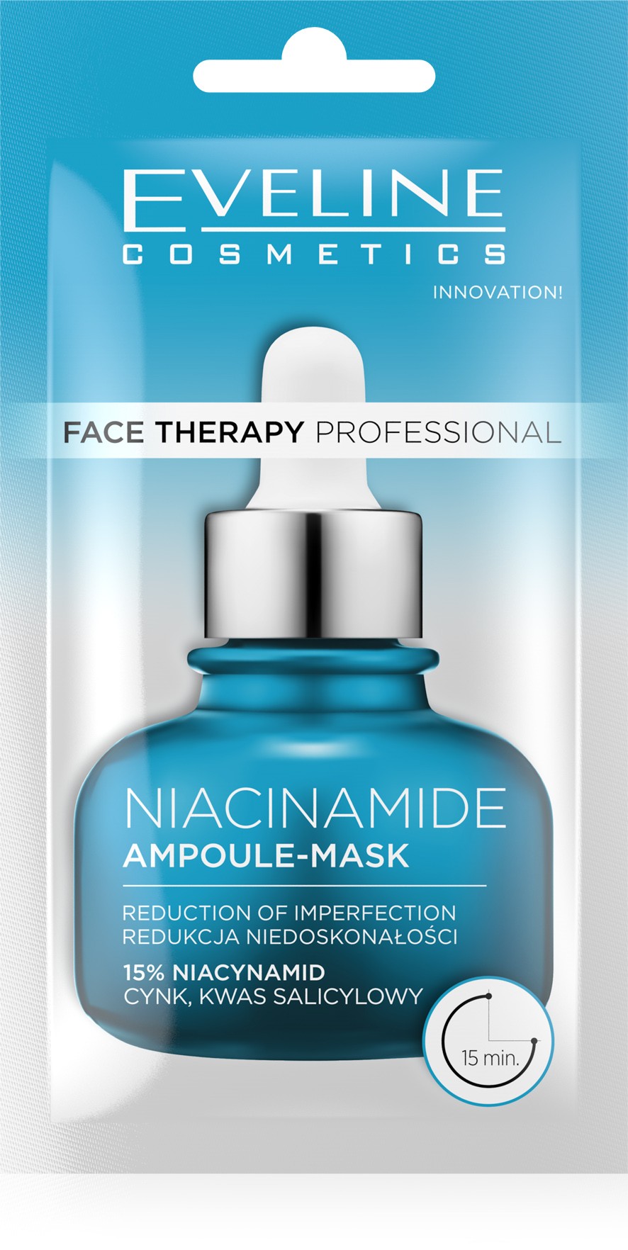 maseczka z niacynamidem na niedoskonałości Eveline Face Therapy Professional
