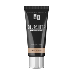 Podkład blurujący wygładzający z kwasem hialuronowym AA BlurSheer 02 Neutral Medium