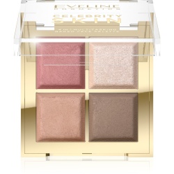 Paleta do konturowania i rozświetlania twarzy Eveline Celebrity Skin 4w1