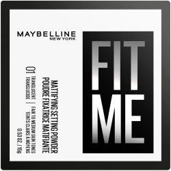 Matujący puder sypki do cery tłustej Maybelline Fit Me 01 Transparent