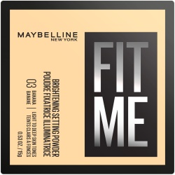 Matujący puder sypki do cery mieszanej Maybelline Fit Me 03 Banana