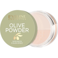 Sypki puder oliwkowy do cery suchej Eveline Olive Powder
