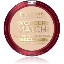 Satynowy puder wykończeniowy z efektem blur Eveline Wonder Match