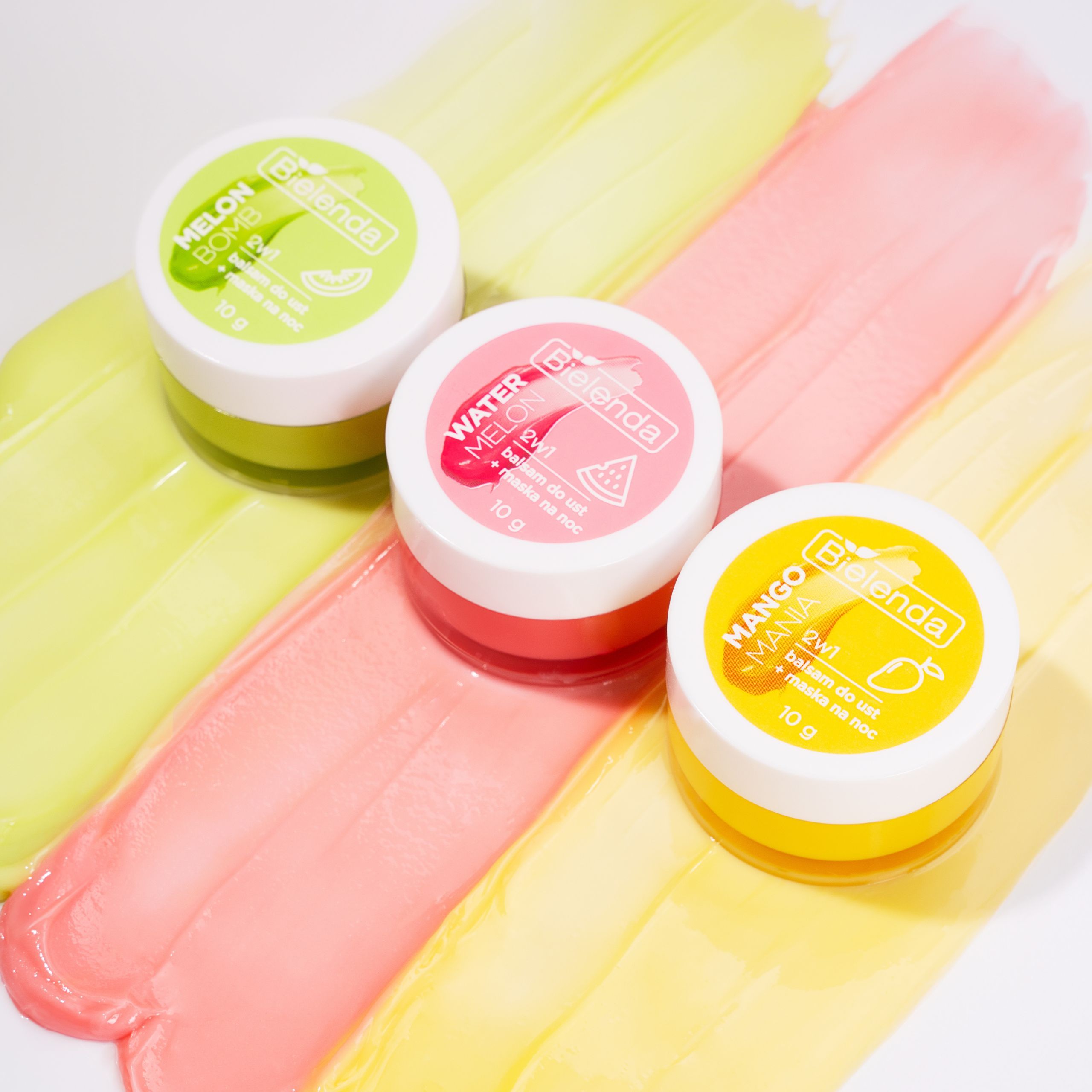 Balsam-maska do ust na noc na suche i spierzchnięte usta Bielenda Lip Care Watermelon - obrazek 7
