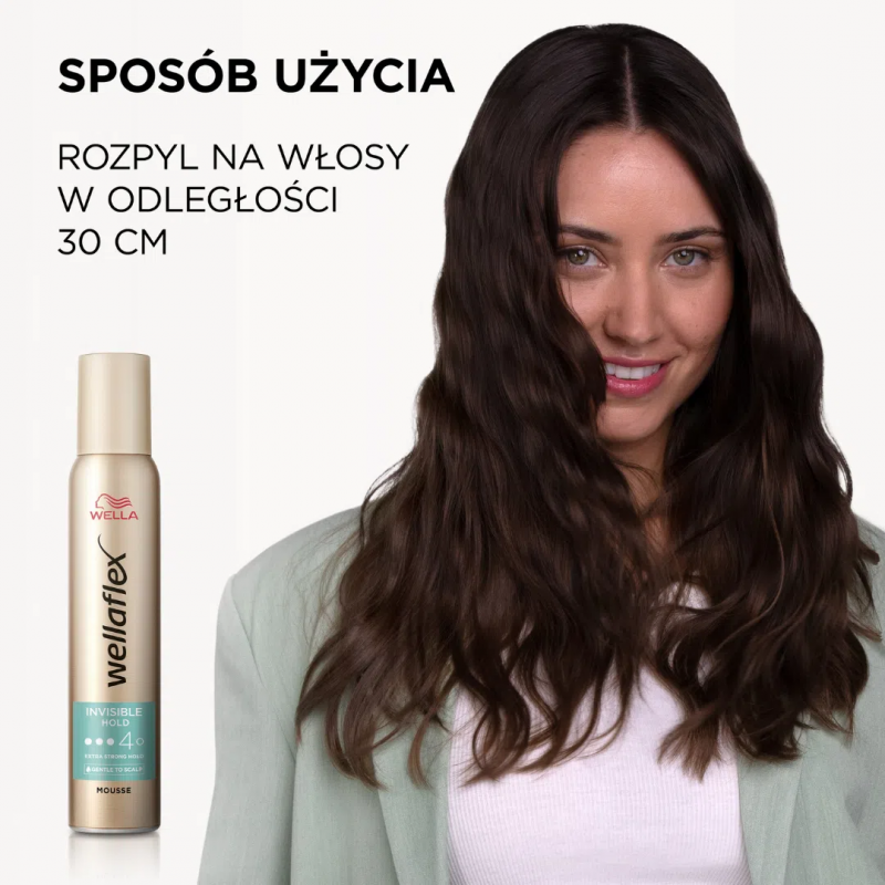 Wella Wellaflex Invisible Hold pianka do włosów