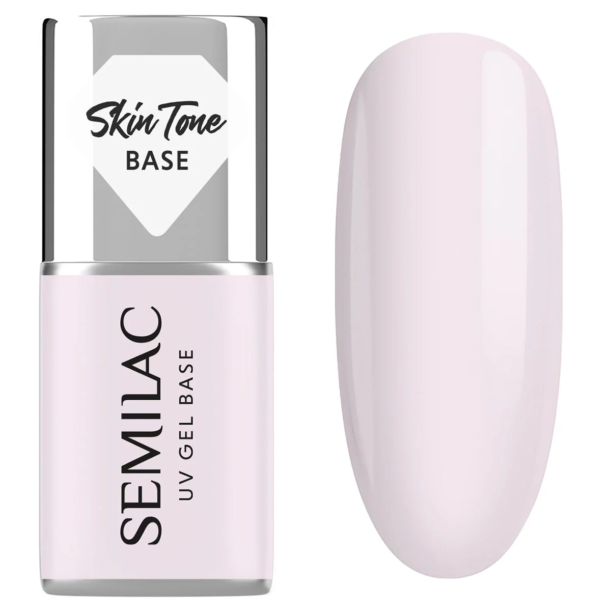 Chłodnoróżowa baza hybrydowa Semilac Natural Pink