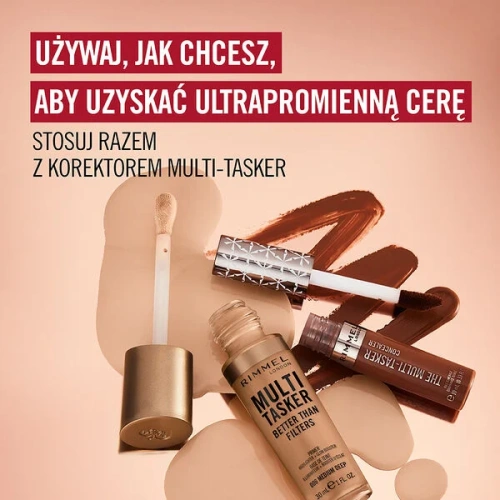 baza rozświetlająca bez brokatu na twarzy