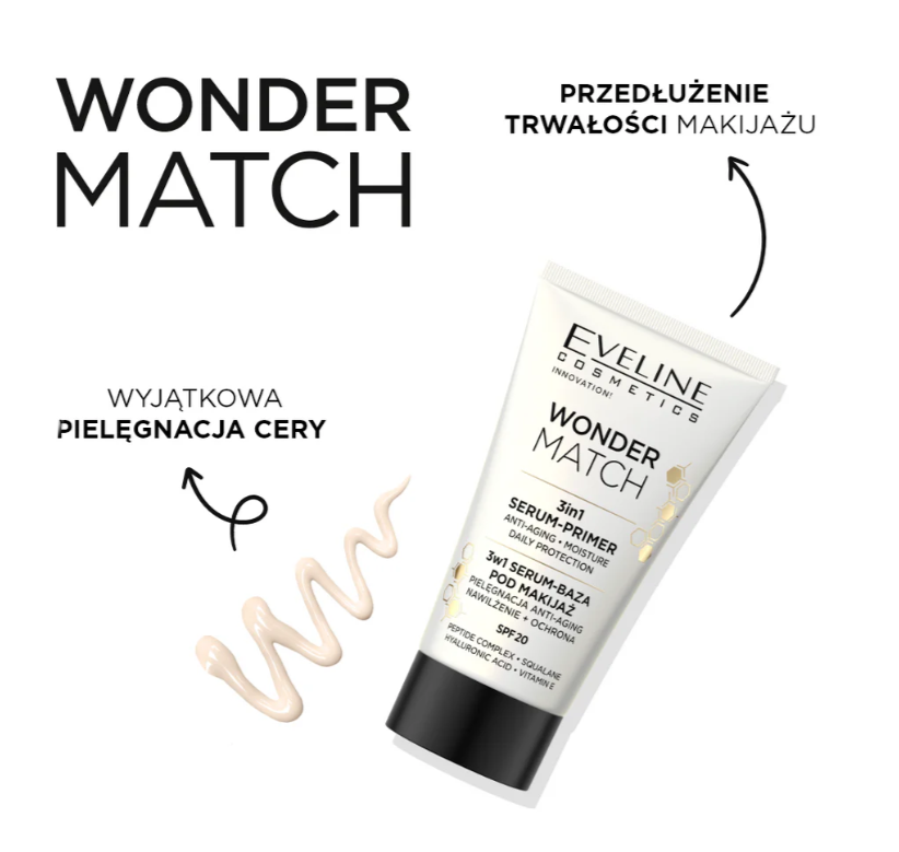 wegańska baza pod makijaż Wonder Match z pielęgnacją skóry