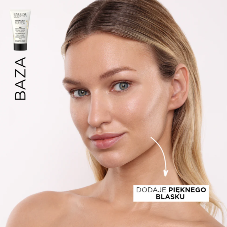 baza Eveline Wonder Match z filtrem SPF20 UVA UVB