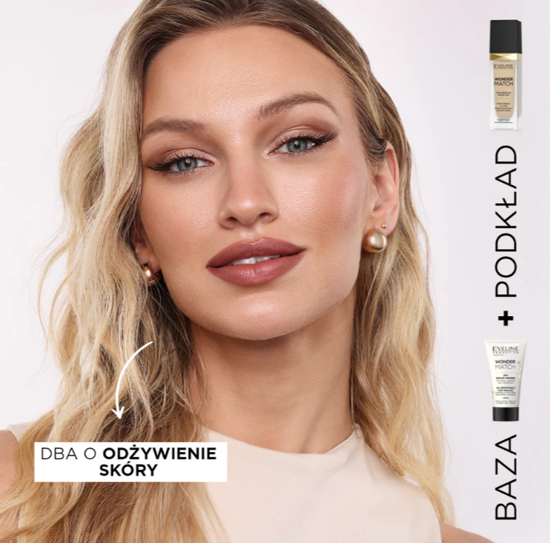 serum primer 3 w1 Eveline Wonder Match do promiennej cery