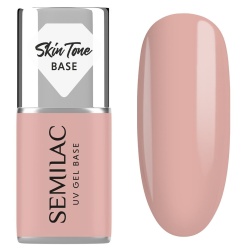 Ciepłobeżowa baza hybrydowa Semilac Skin Tone Pale Beige
