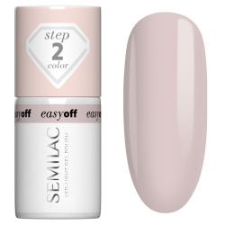 Beżowy lakier Semilac Almond Milk mleczny nude clean look