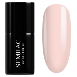 Beżowy lakier Semilac Jelly Nude french, baby boomer i glazed nails