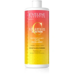 płyn micelarny Eveline Vitamin C 3xAction do makijażu wodoodpornego