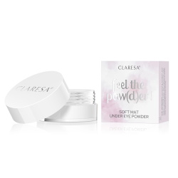 Biały puder pod oczy na cienie Claresa Feel The Pow(d)er 01 White