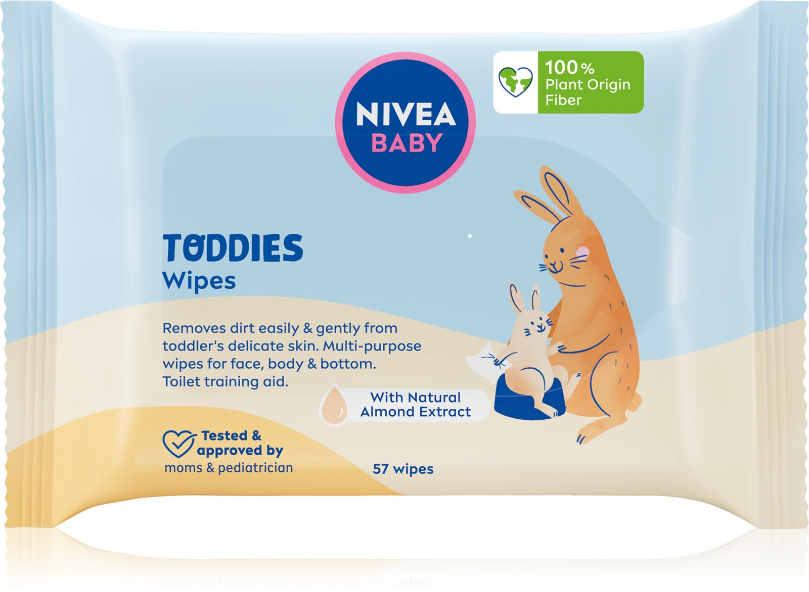 chusteczki Nivea Baby Toddies do buzi i rąk