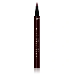 Bordowy wodoodporny eyeliner w pisaku Loreal Haute Precision 050 Burgundy Cashmere