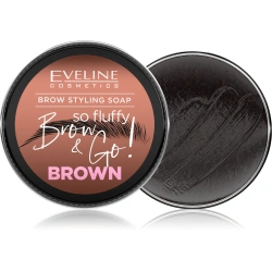 Brązowe mydełko do brwi Eveline Brow&Go! Brown