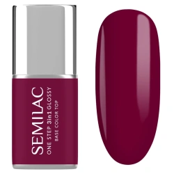 Burgundowy lakier Semilac One Step Plum Wine 3w1