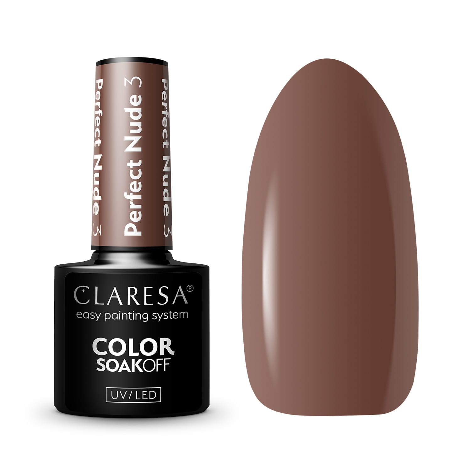 Czekoladowy brąz Claresa Perfect Nude 3 mleczna czekolada