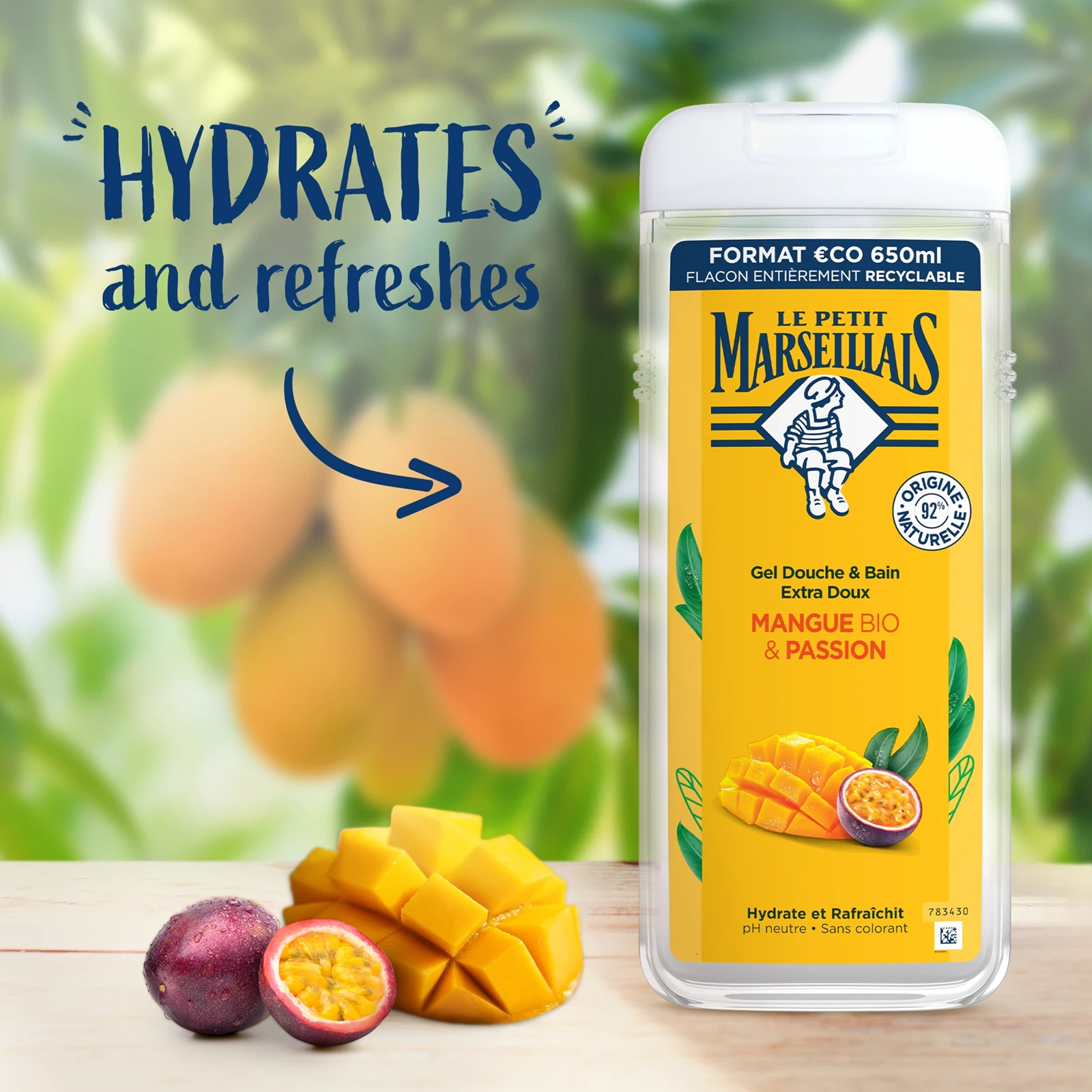 żel pod prysznic o zapachu mango