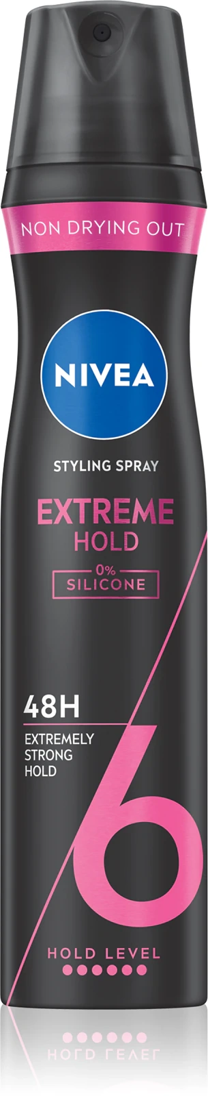 lakier do włosów Nivea Extreme Hold bez silikonów
