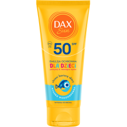 wodoodporna emulsja SPF 50 dla dzieci
